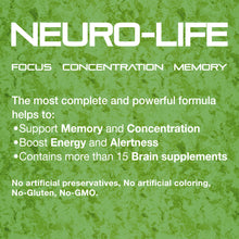 Load image into Gallery viewer, NEURO-LIFE / 60 Cap