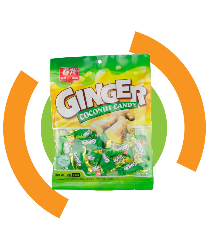 Ginger Coco Candy / 5.6 oz