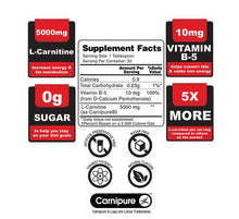 Load image into Gallery viewer, L-CARNITINE 5000 mg &amp; Vitamina B5 / 16oz
